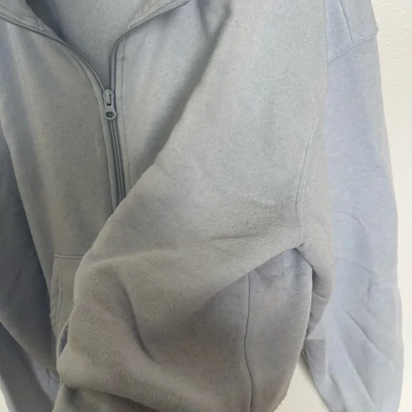 Wild Fable Half Zip Sweatshirt Baby Blue - Picture 8 of 9